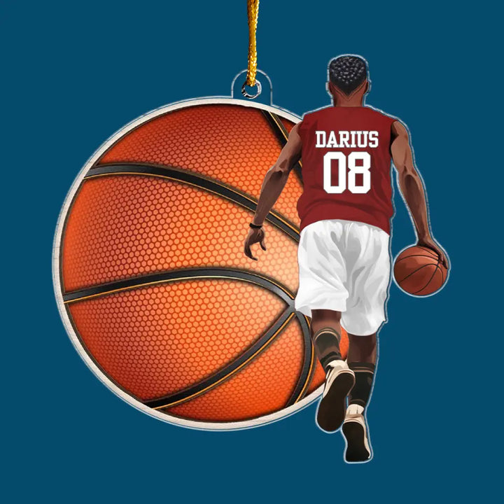 Basketball Player - Personalized Custom Mica Ornament - Gift For Sport Lover CLA0HD008