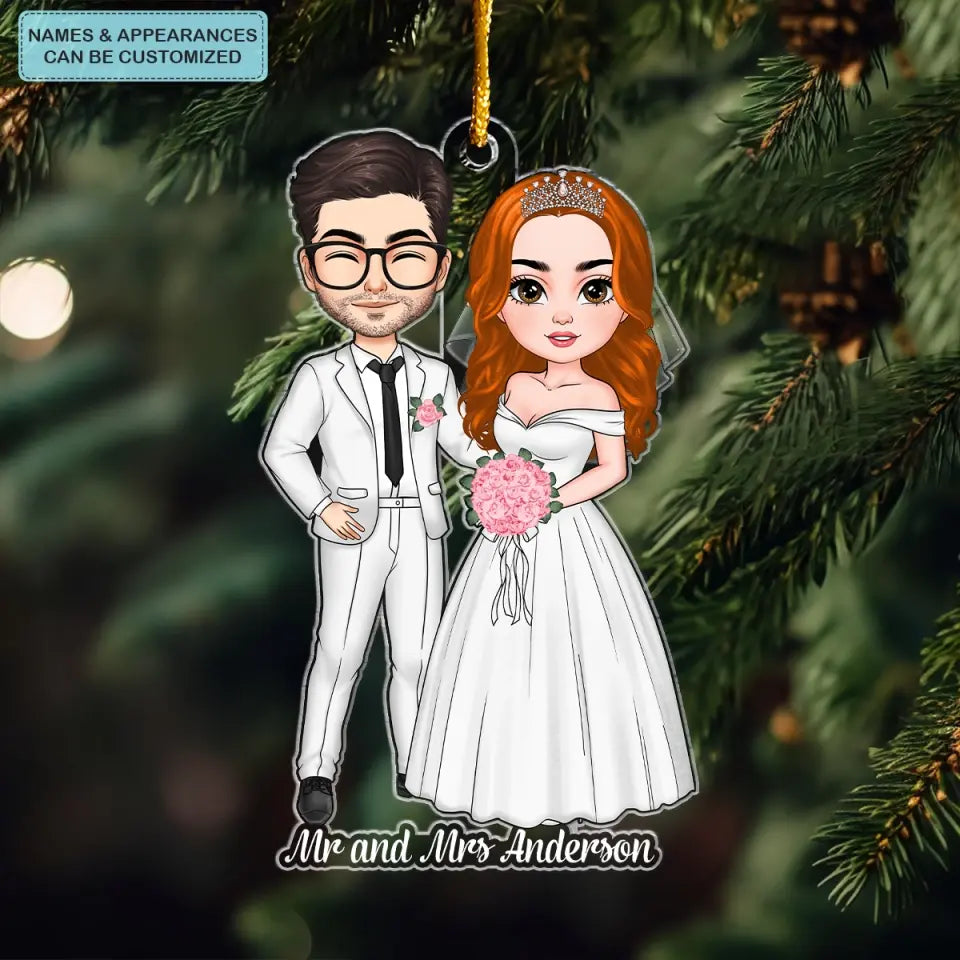 You And Me We Got This - Personalized Custom Mica Ornament - Anniversary, Wedding Gift For Couple, Husband, Wife, Family Members CLA0DM003