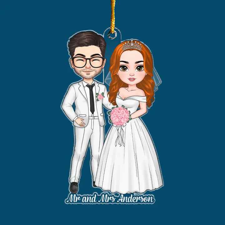 You And Me We Got This - Personalized Custom Mica Ornament - Anniversary, Wedding Gift For Couple, Husband, Wife, Family Members CLA0DM003