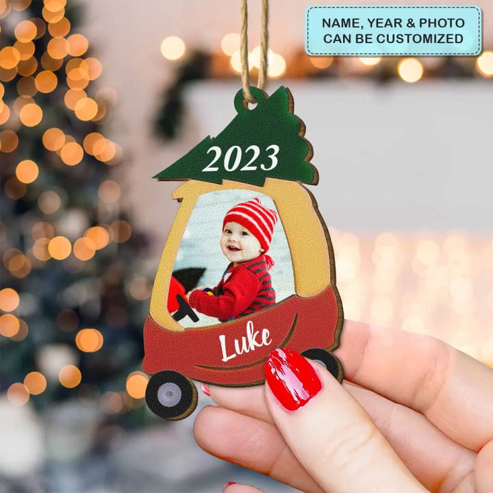 Kids Little Christmas - Personalized Custom Wood Ornament - Christmas Gift For Baby, Kids, Family Members