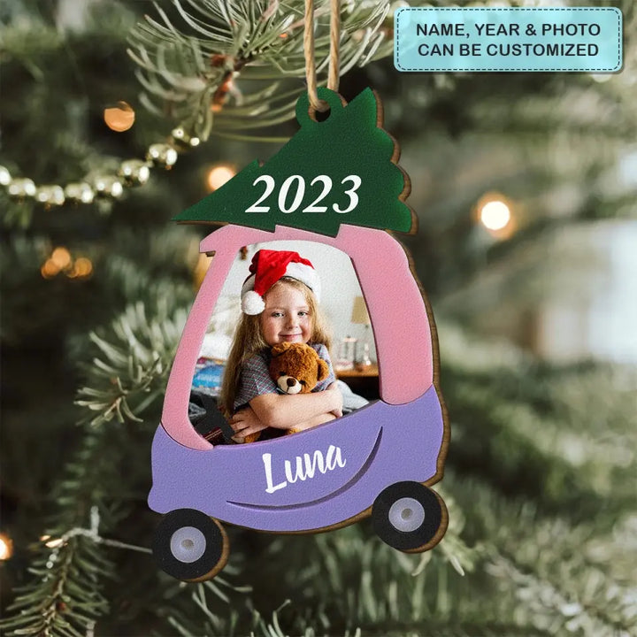 Kids Little Christmas - Personalized Custom Wood Ornament - Christmas Gift For Baby, Kids, Family Members