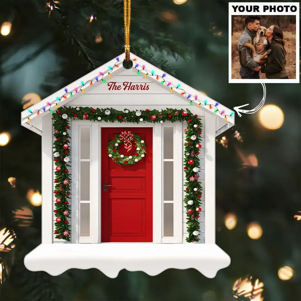 Our Family 2023 - Personalized Custom Photo Mica Ornament - Christmas Gift For Family Members AGCHD037