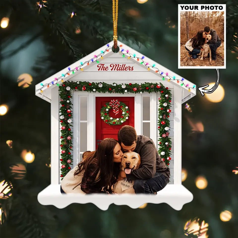 Our Family 2023 - Personalized Custom Photo Mica Ornament - Christmas Gift For Family Members AGCHD037