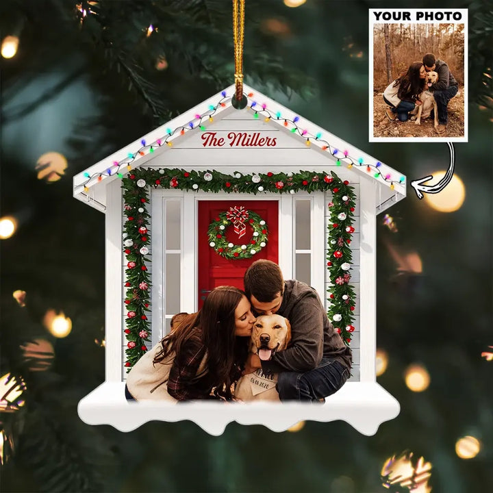 Our Family 2023 - Personalized Custom Photo Mica Ornament - Christmas Gift For Family Members AGCHD037