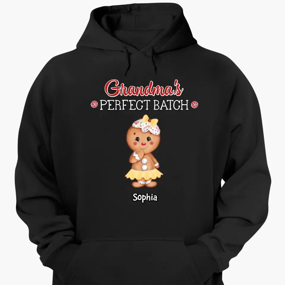 Grandma's Perfect Batch - Personalized Custom T-shirt - Mother's Day, Christmas Gift For Grandma, Mom, Family Members