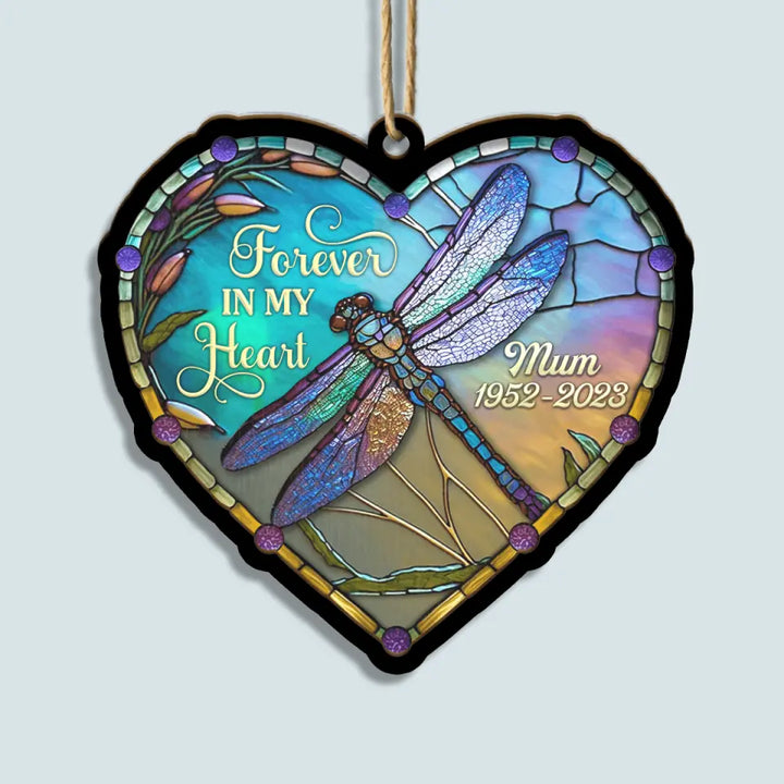 I Am Always With You - Personalized Custom Suncatcher Layer Mix Ornament - Memorial Gift For Family, Family Members