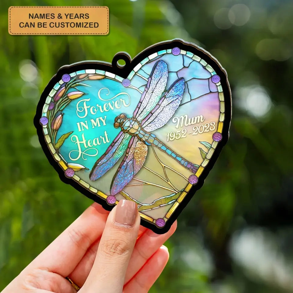 I Am Always With You - Personalized Custom Suncatcher Layer Mix Ornament - Memorial Gift For Family, Family Members