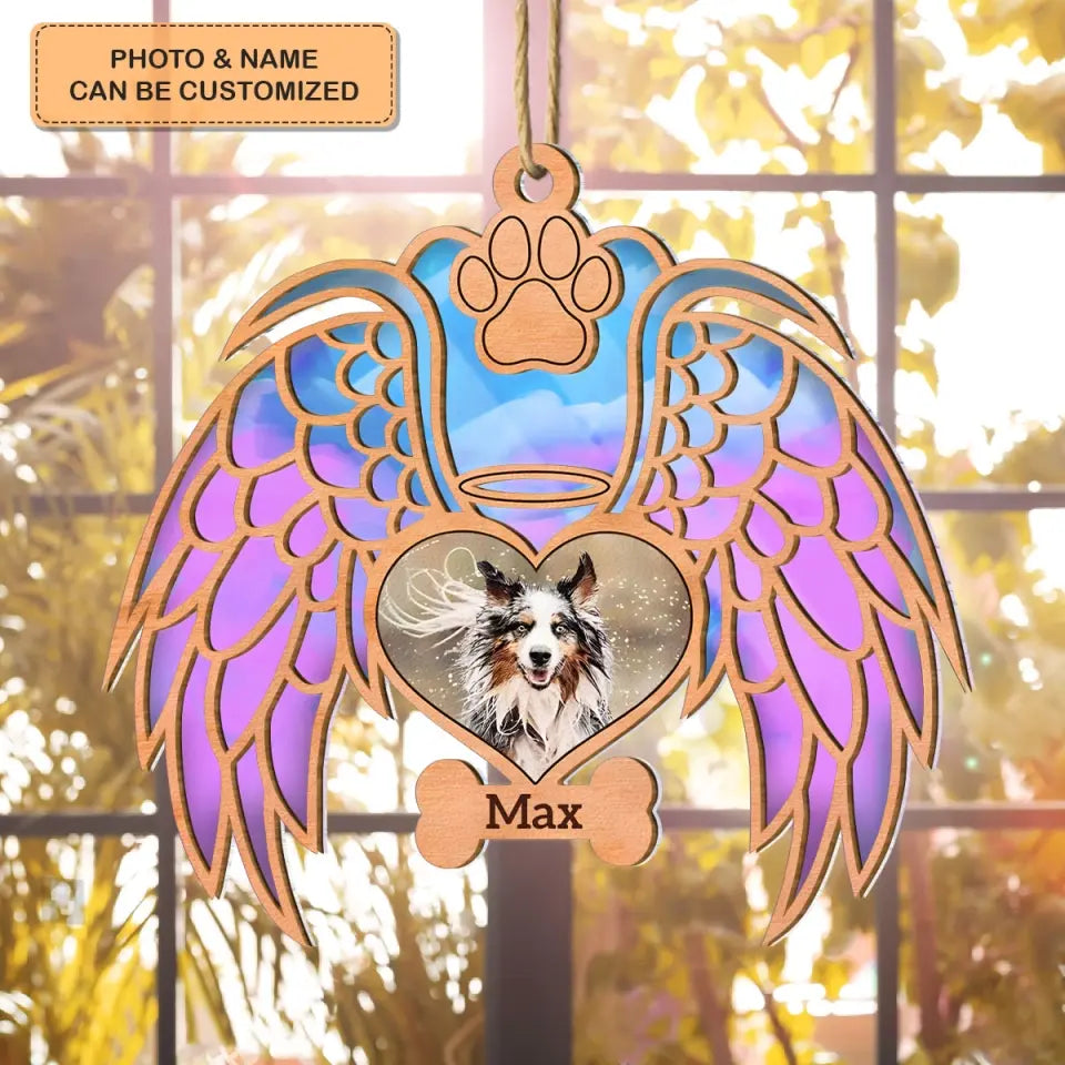 You Were My Favorite - Personalized Custom Suncatcher Layer Mix Ornament - Christmas, Memorial Gift For Dog Lover, Dog Owner, Dog Dad, Dog Mom