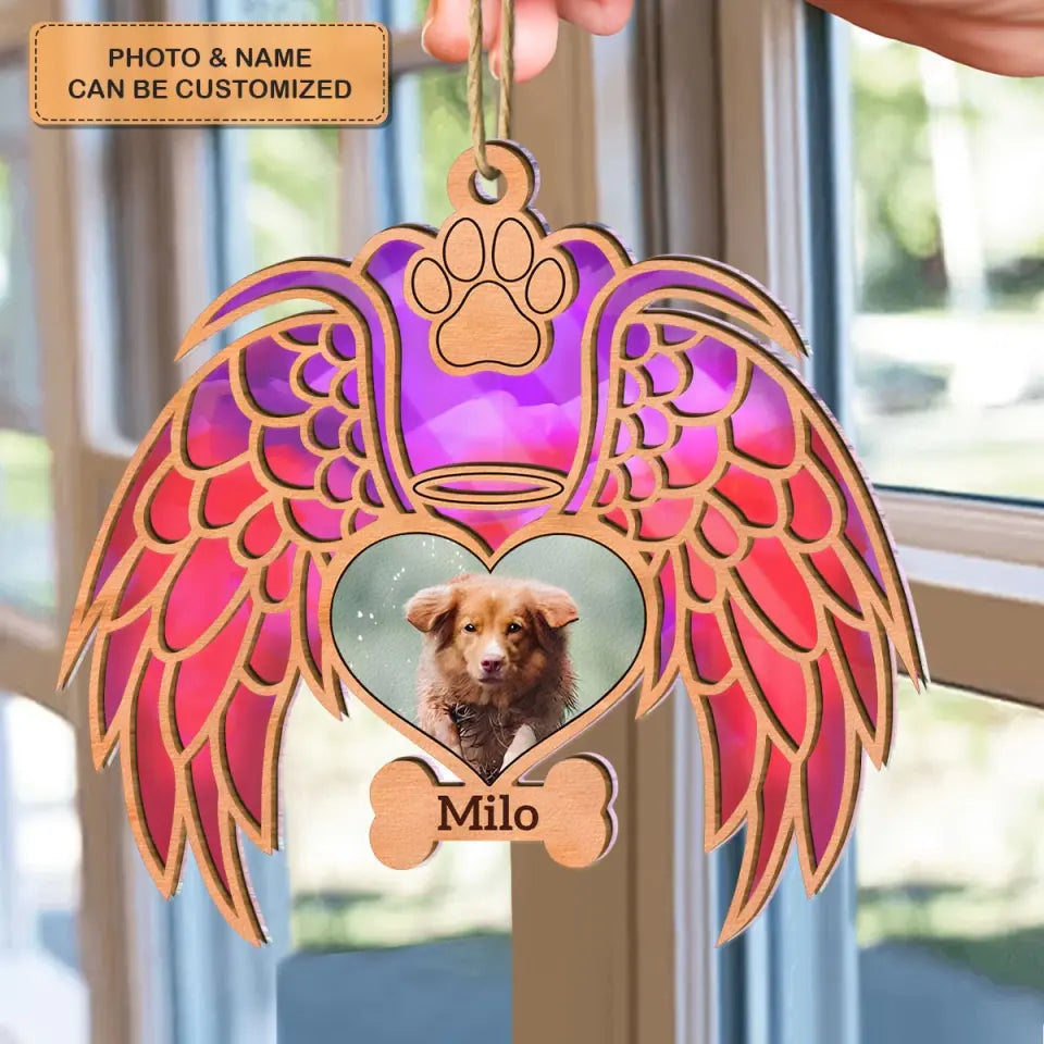 You Were My Favorite - Personalized Custom Suncatcher Layer Mix Ornament - Christmas, Memorial Gift For Dog Lover, Dog Owner, Dog Dad, Dog Mom