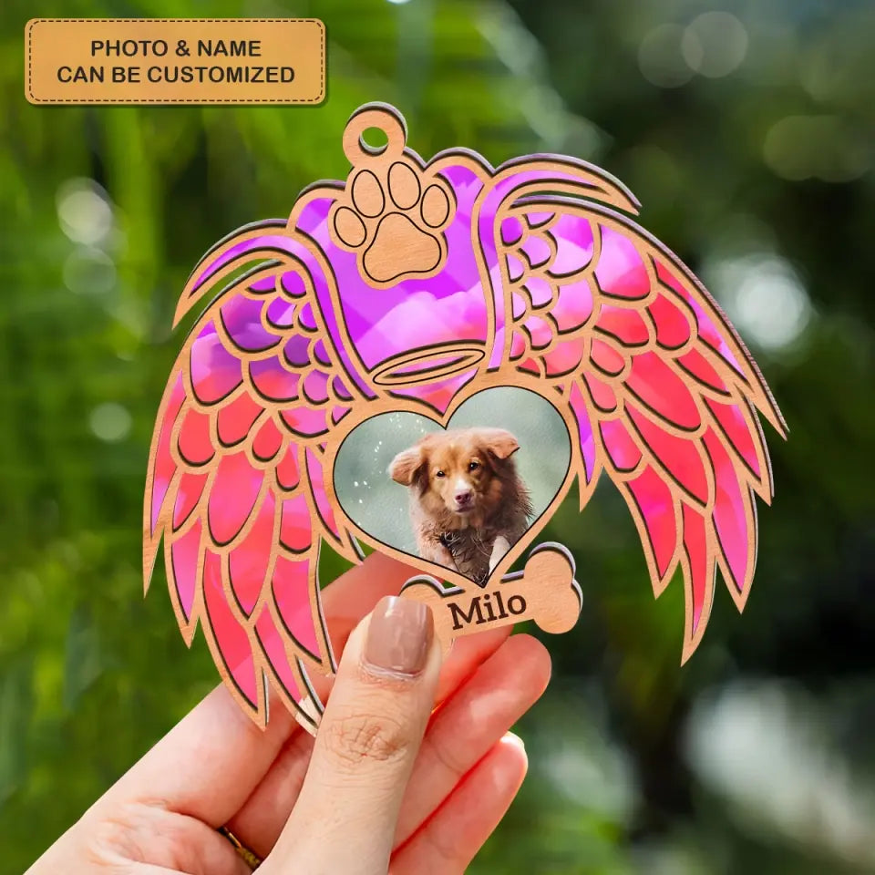 You Were My Favorite - Personalized Custom Suncatcher Layer Mix Ornament - Christmas, Memorial Gift For Dog Lover, Dog Owner, Dog Dad, Dog Mom