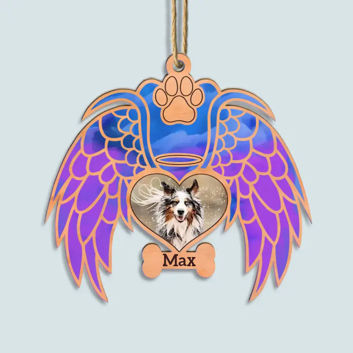 You Were My Favorite - Personalized Custom Suncatcher Layer Mix Ornament - Christmas, Memorial Gift For Dog Lover, Dog Owner, Dog Dad, Dog Mom