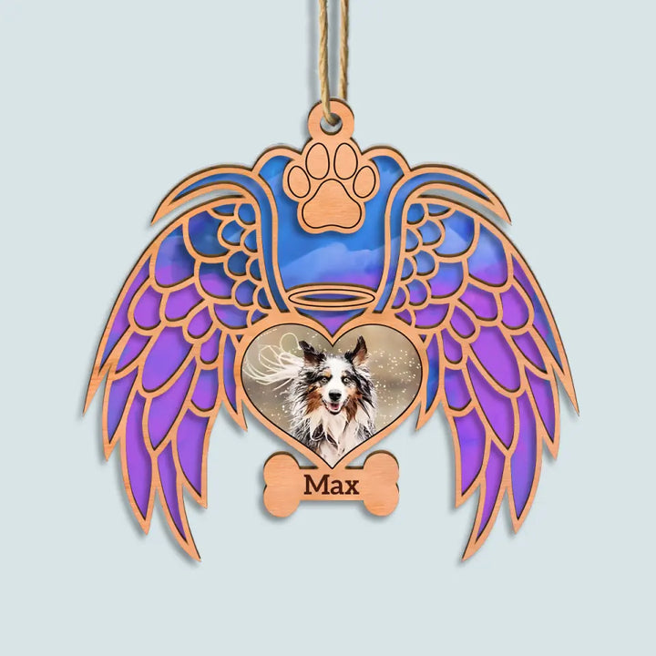 You Were My Favorite - Personalized Custom Suncatcher Layer Mix Ornament - Christmas, Memorial Gift For Dog Lover, Dog Owner, Dog Dad, Dog Mom