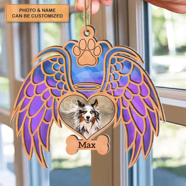 You Were My Favorite - Personalized Custom Suncatcher Layer Mix Ornament - Christmas, Memorial Gift For Dog Lover, Dog Owner, Dog Dad, Dog Mom