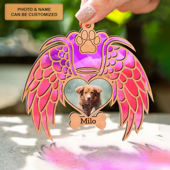 You Were My Favorite - Personalized Custom Suncatcher Layer Mix Ornament - Christmas, Memorial Gift For Dog Lover, Dog Owner, Dog Dad, Dog Mom