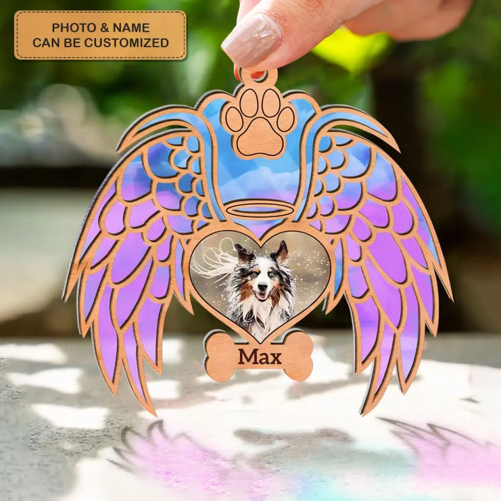 You Were My Favorite - Personalized Custom Suncatcher Layer Mix Ornament - Christmas, Memorial Gift For Dog Lover, Dog Owner, Dog Dad, Dog Mom