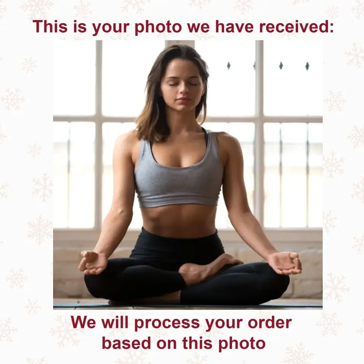 Personalized Photo Mica Ornament - Gift For Yoga Lover - Yoga Is My Life ARND0014