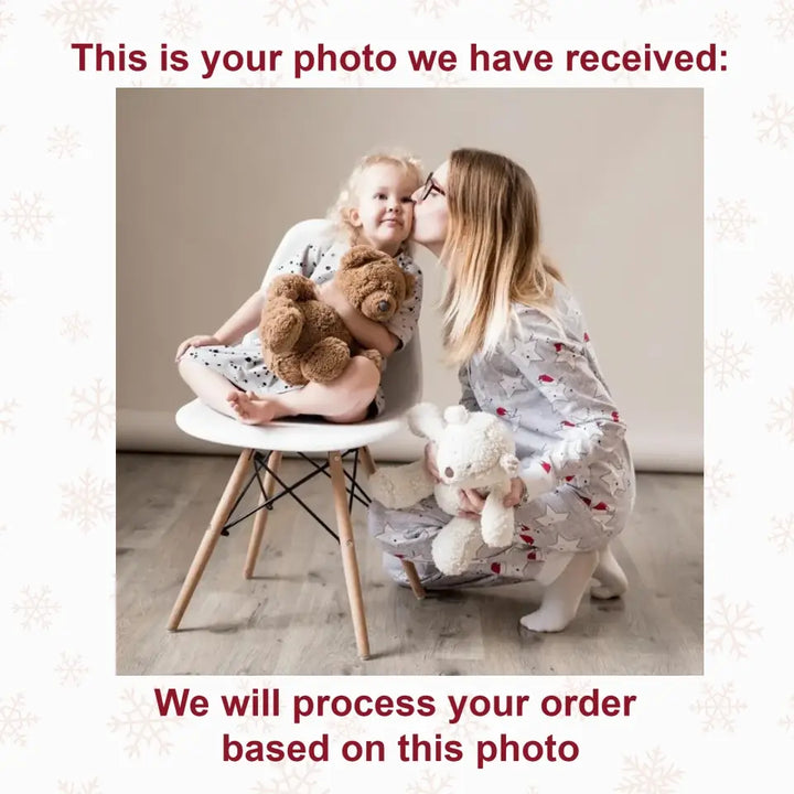 Personalized Photo Mica Ornament - Gift For Mom - Love Being A Mom ARND0014