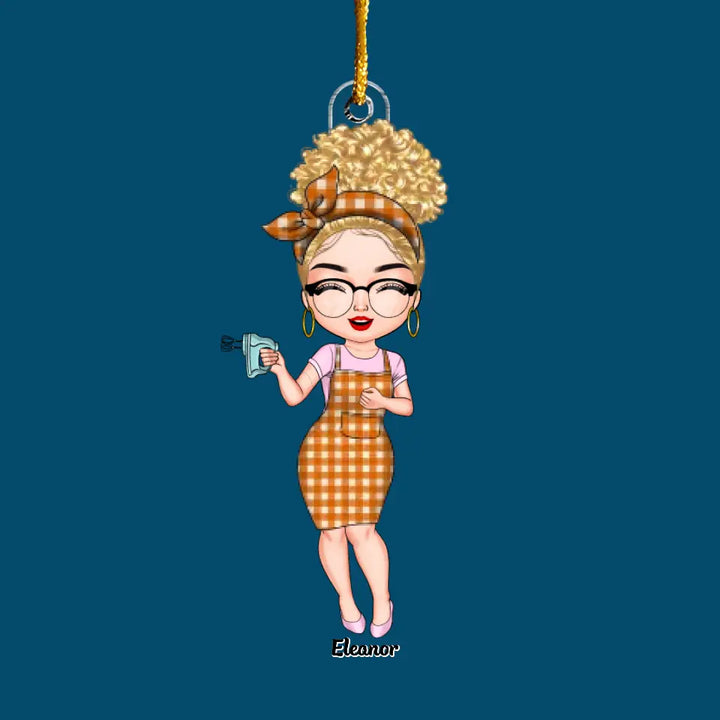 I Love Baking - Personalized Custom Mica Ornament - Christmas Gift For Baker, Baking Lover CLA0DM008