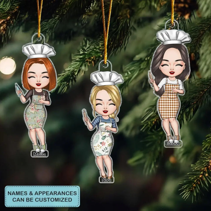 I Love Baking - Personalized Custom Mica Ornament - Christmas Gift For Baker, Baking Lover CLA0DM008