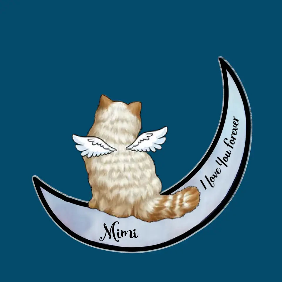 Cat Memorial - Personalized Custom Mica Ornament - Christmas, Memorial Gift For Cat Mom, Cat Dad, Cat Lover, Cat Owner CLA0VP008