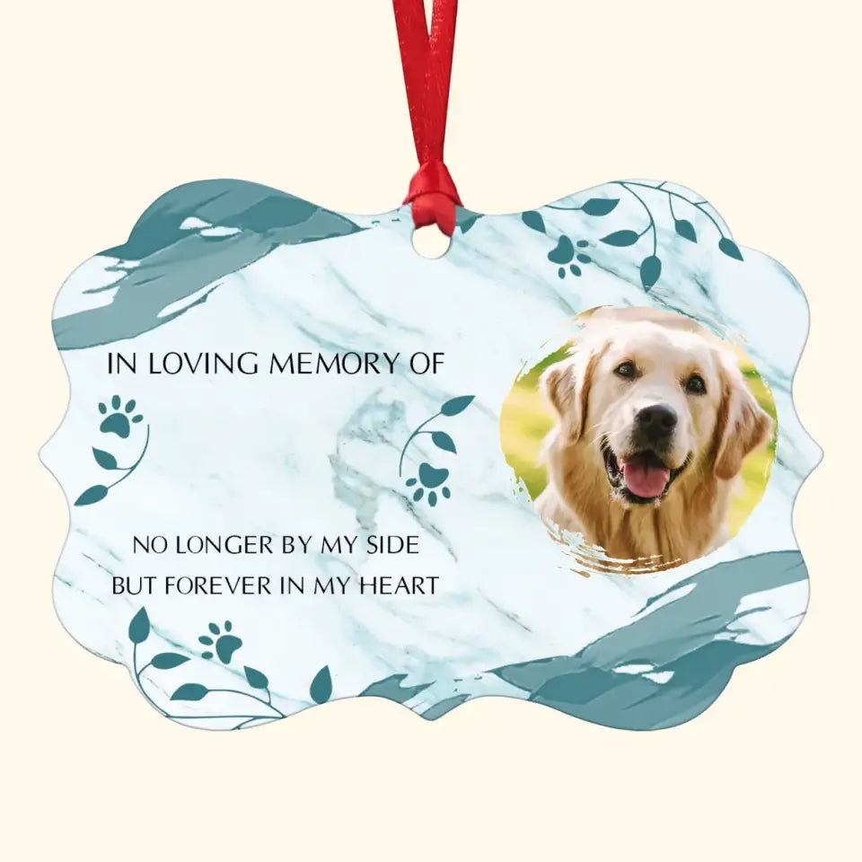 In Loving Memory Of - Personalized Custom Aluminium Ornament - Memorial Gift For Dog Mom, Dog Dad, Pet Lover, Pet Owner