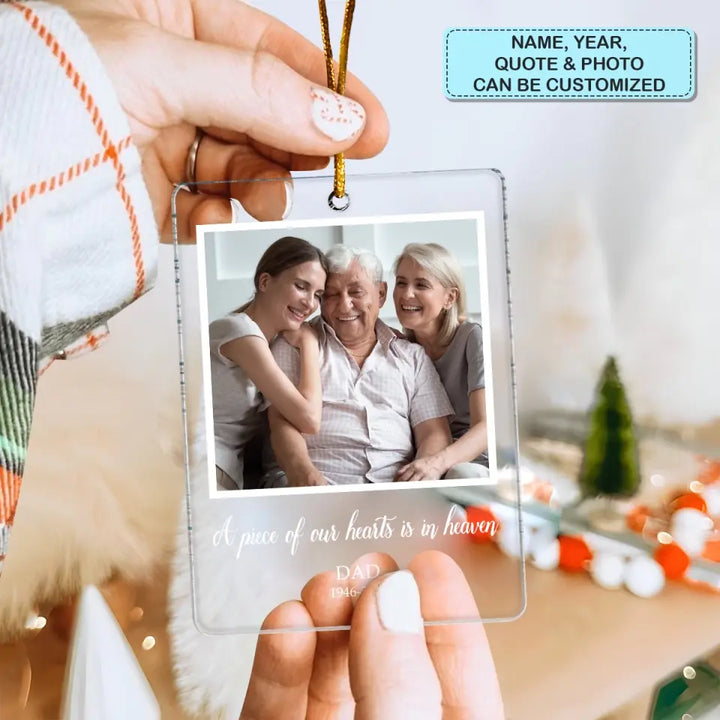 Words I Wanna Say - Personalized Custom Mica Ornament - Christmas, Memorial Gift For Family, Family Members