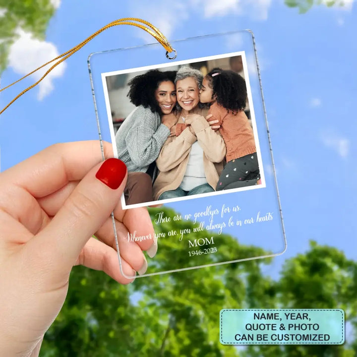 Words I Wanna Say - Personalized Custom Mica Ornament - Christmas, Memorial Gift For Family, Family Members