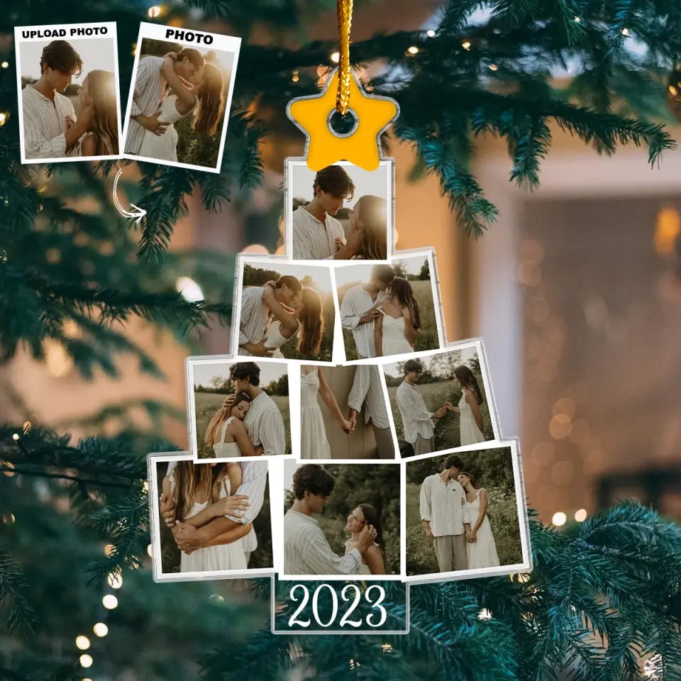 2023 You And Me - Personalized Custom Mica Ornament - Christmas Gift For Couple, Husband, Wife, Family Members