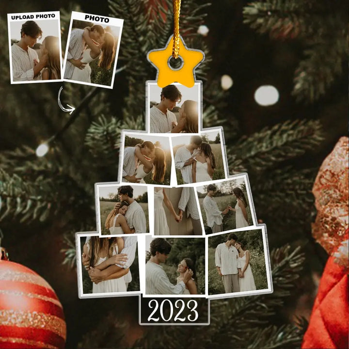 2023 You And Me - Personalized Custom Mica Ornament - Christmas Gift For Couple, Husband, Wife, Family Members