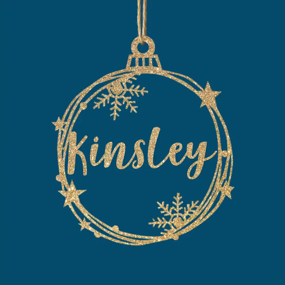 Custom Name Christmas Tree Ornament - Personalized Custom Layer Mix Ornament - Christmas Gift For Family, Family Members