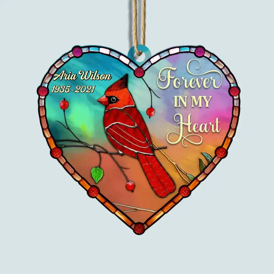 I Am Always With You - Personalized Custom Suncatcher Layer Mix Ornament - Christmas, Memorial Gift For Family, Family Members