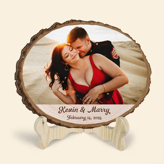 Our Memories - Personalized Custom 1 Layer Wooden Sign - Valentine's Day Gift For Couple, Wife, Husband, Boyfriends, Girlfriends