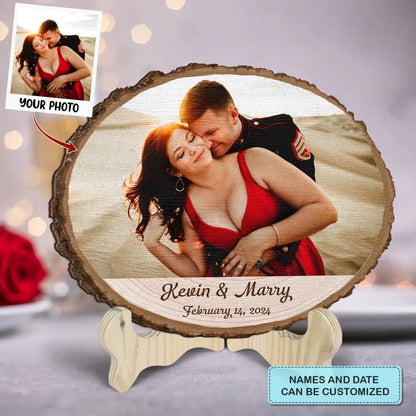 Our Memories - Personalized Custom 1 Layer Wooden Sign - Valentine's Day Gift For Couple, Wife, Husband, Boyfriends, Girlfriends