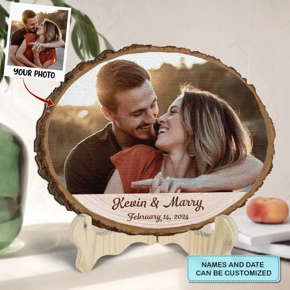 Our Memories - Personalized Custom 1 Layer Wooden Sign - Valentine's Day Gift For Couple, Wife, Husband, Boyfriends, Girlfriends