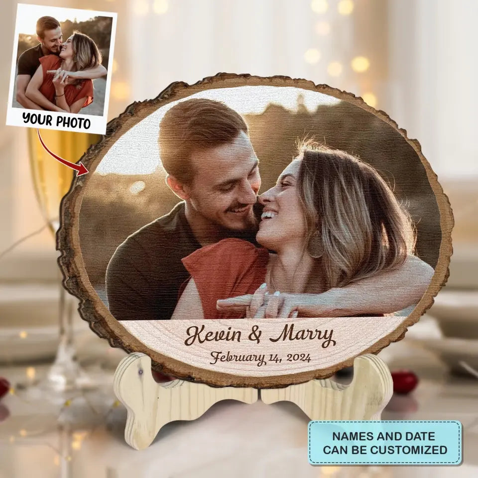 Our Memories - Personalized Custom 1 Layer Wooden Sign - Valentine's Day Gift For Couple, Wife, Husband, Boyfriends, Girlfriends
