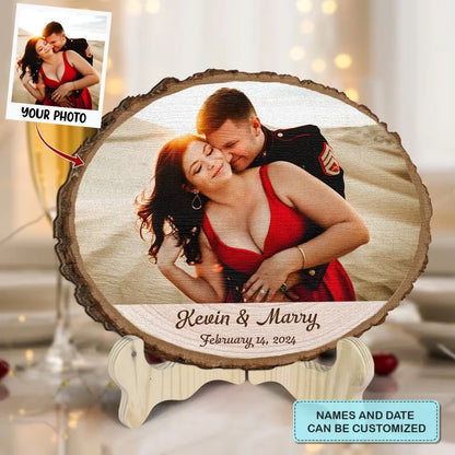 Our Memories - Personalized Custom 1 Layer Wooden Sign - Valentine's Day Gift For Couple, Wife, Husband, Boyfriends, Girlfriends