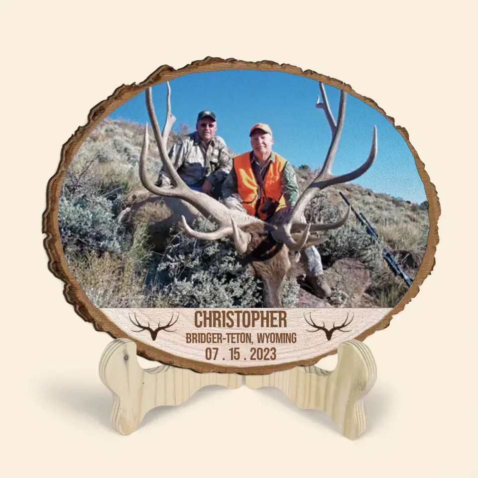 Hunting Moment - Personalized Custom 1 Layer Wooden Sign - Home Decor Gift For Hunting Lover, Family Members, Father, Brother, Sister