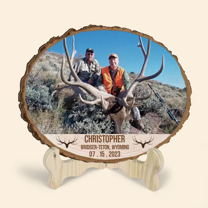Hunting Moment - Personalized Custom 1 Layer Wooden Sign - Home Decor Gift For Hunting Lover, Family Members, Father, Brother, Sister