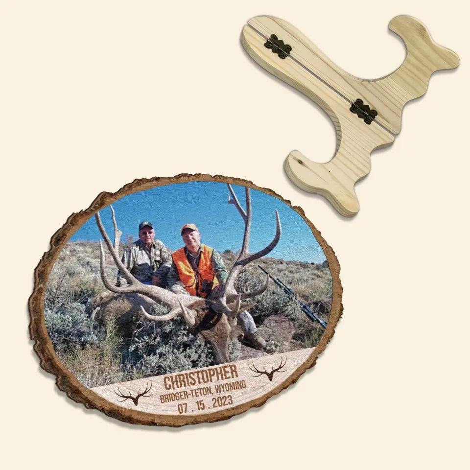 Hunting Moment - Personalized Custom 1 Layer Wooden Sign - Home Decor Gift For Hunting Lover, Family Members, Father, Brother, Sister