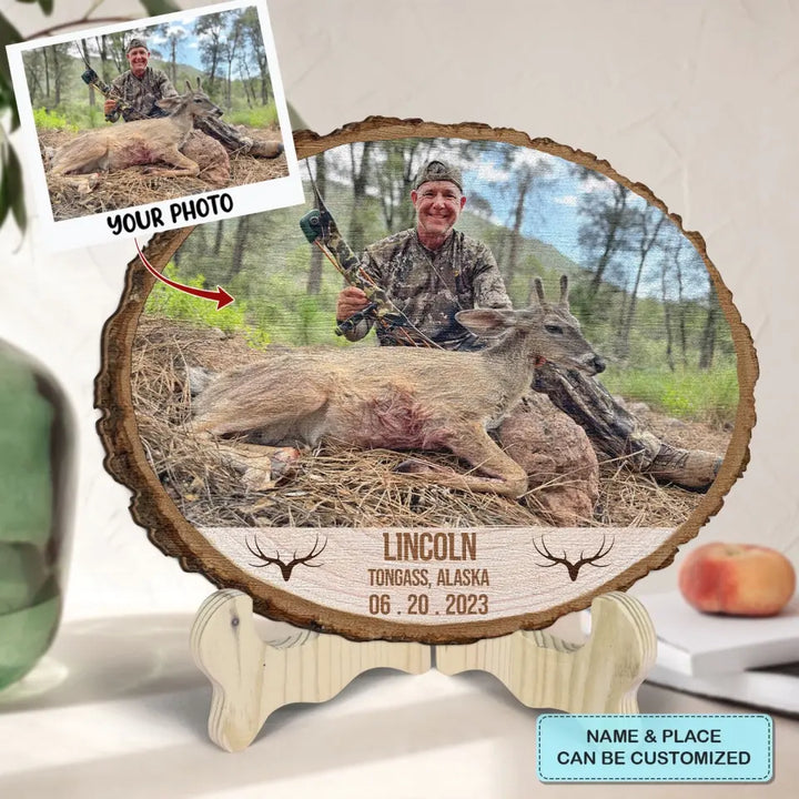 Hunting Moment - Personalized Custom 1 Layer Wooden Sign - Home Decor Gift For Hunting Lover, Family Members, Father, Brother, Sister