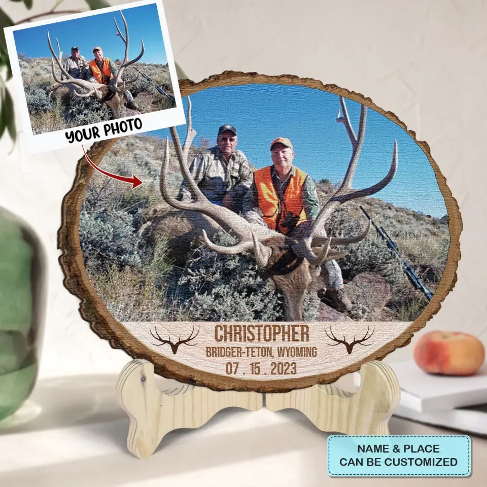 Hunting Moment - Personalized Custom 1 Layer Wooden Sign - Home Decor Gift For Hunting Lover, Family Members, Father, Brother, Sister