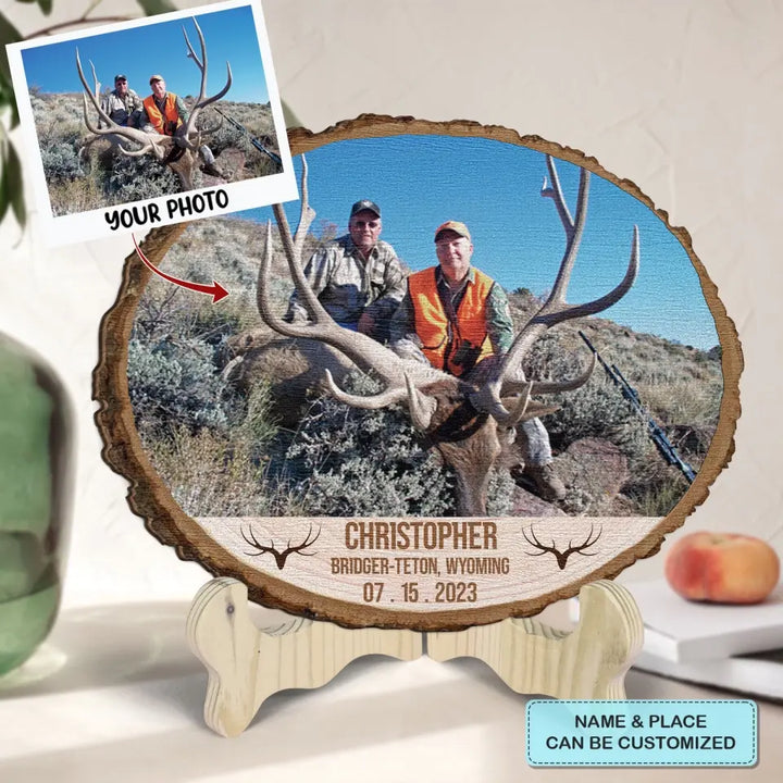 Hunting Moment - Personalized Custom 1 Layer Wooden Sign - Home Decor Gift For Hunting Lover, Family Members, Father, Brother, Sister