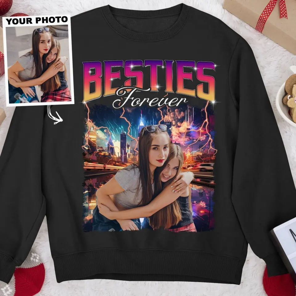 Bestie Forever - Personalized Custom T-shirt - Christmas Gift For Friends, Besties