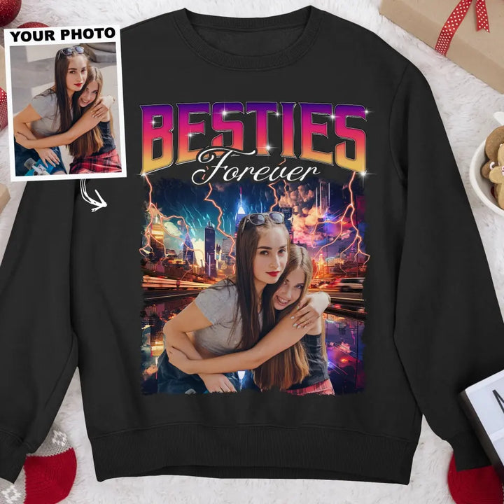 Bestie Forever - Personalized Custom T-shirt - Christmas Gift For Friends, Besties