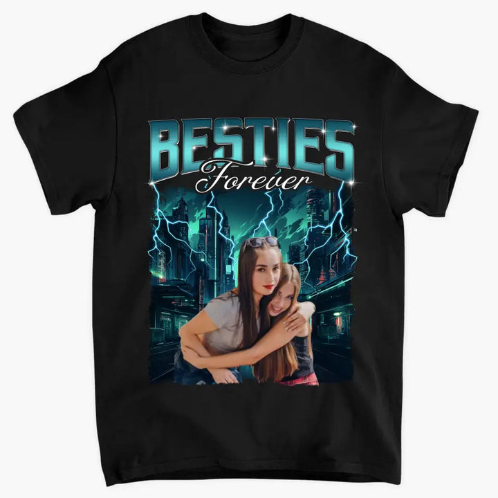 Bestie Forever - Personalized Custom T-shirt - Christmas Gift For Friends, Besties