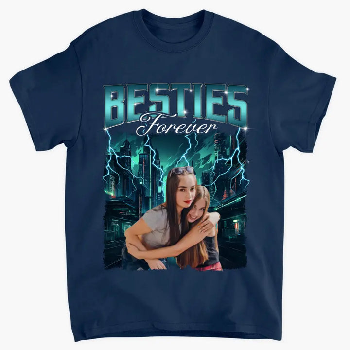 Bestie Forever - Personalized Custom T-shirt - Christmas Gift For Friends, Besties