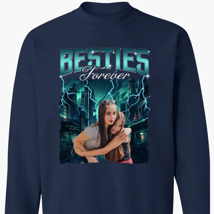 Bestie Forever - Personalized Custom T-shirt - Christmas Gift For Friends, Besties