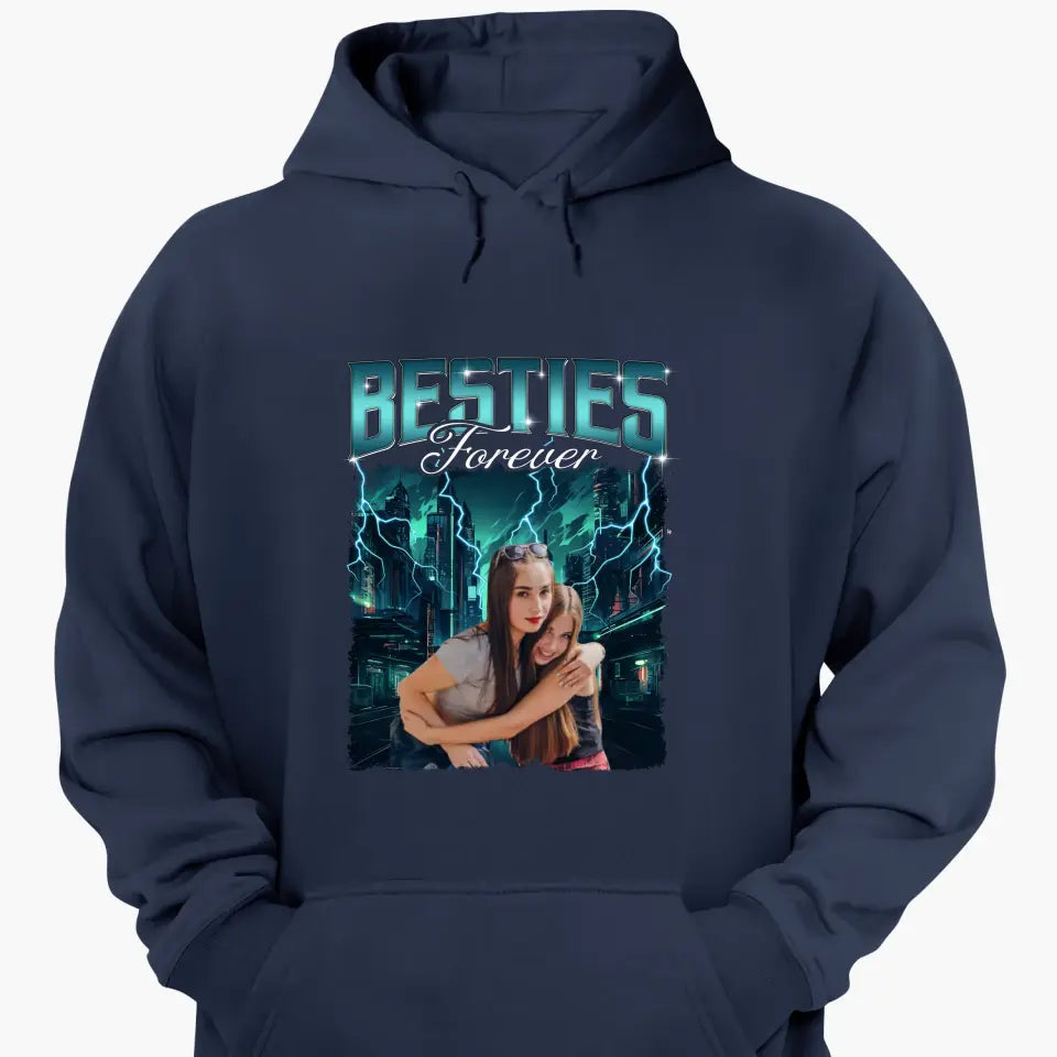 Bestie Forever - Personalized Custom T-shirt - Christmas Gift For Friends, Besties