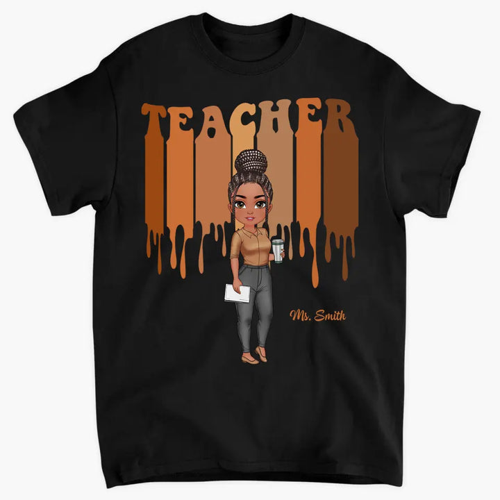 Love Teacher Life New Ver - Personalized Custom T-shirt - Teacher's Day, Appreciation Gift For Teacher