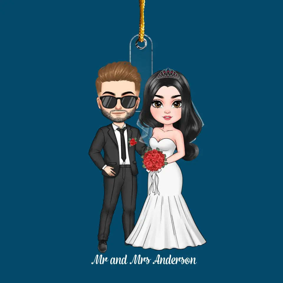 You And Me We Got This - Personalized Custom Mica Ornament - Anniversary, Wedding Gift For Couple, Husband, Wife, Family Members CLA0DM003